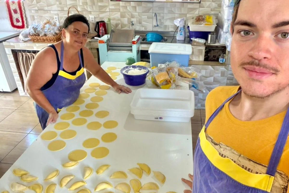 “Uma simples massa recheada une a família”