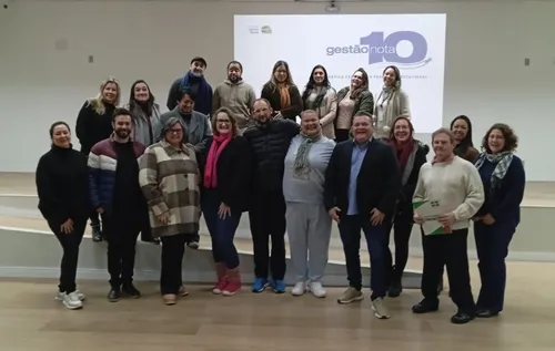 Gestores da Rede Municipal de São Bento do Sul participam de formação para fortalecer liderança nas escolas