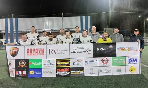 Society da 1ª Divisão começa com 25 gols em três partidas em São Bento do Sul