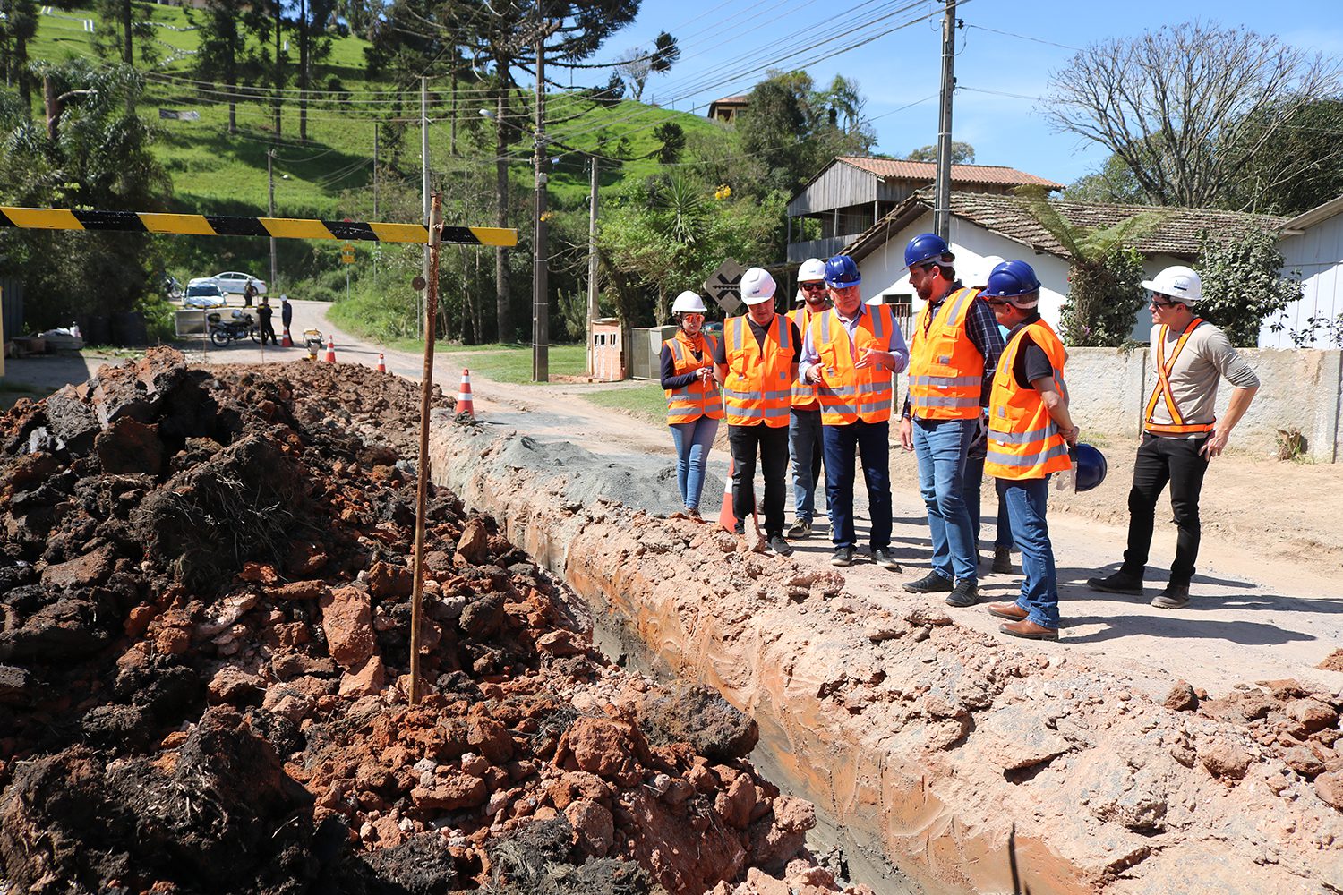 Imagem para matéria Começam obras de saneamento no bairro Serra Alta 