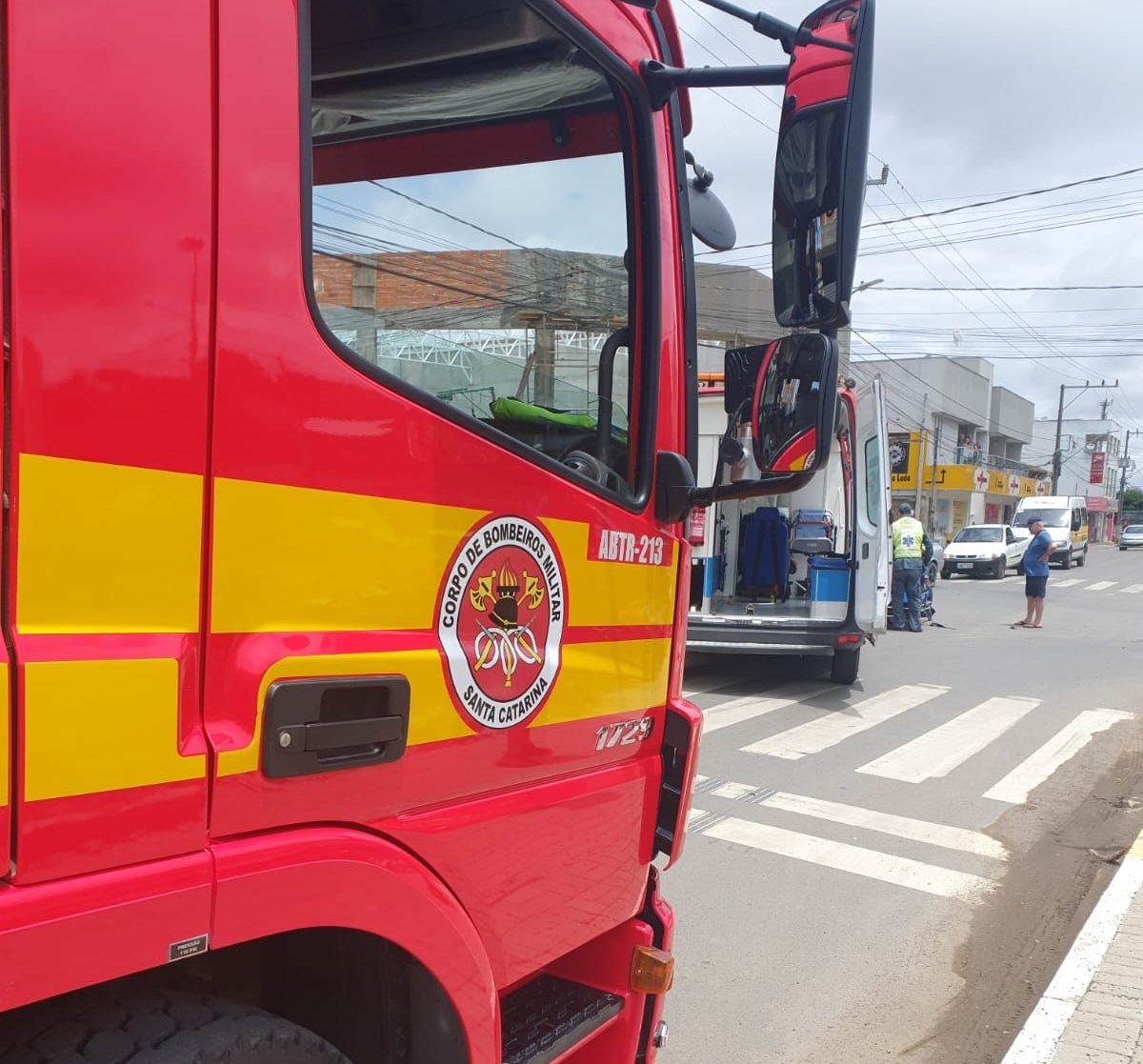 Imagem para matéria Acidente de trânsito em Mafra deixa feridos 